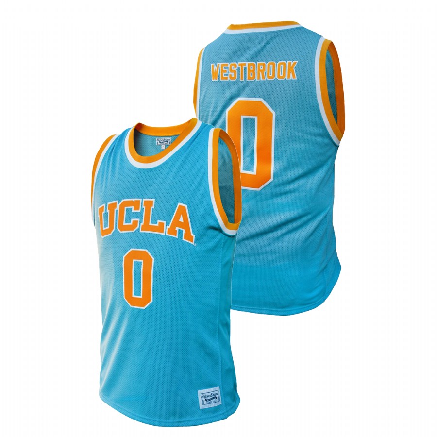 men's ucla bruins russell westbrook blue alumni basketball jersey