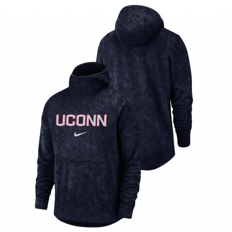men's uconn huskies navy basketball spotlight team logo hoodie