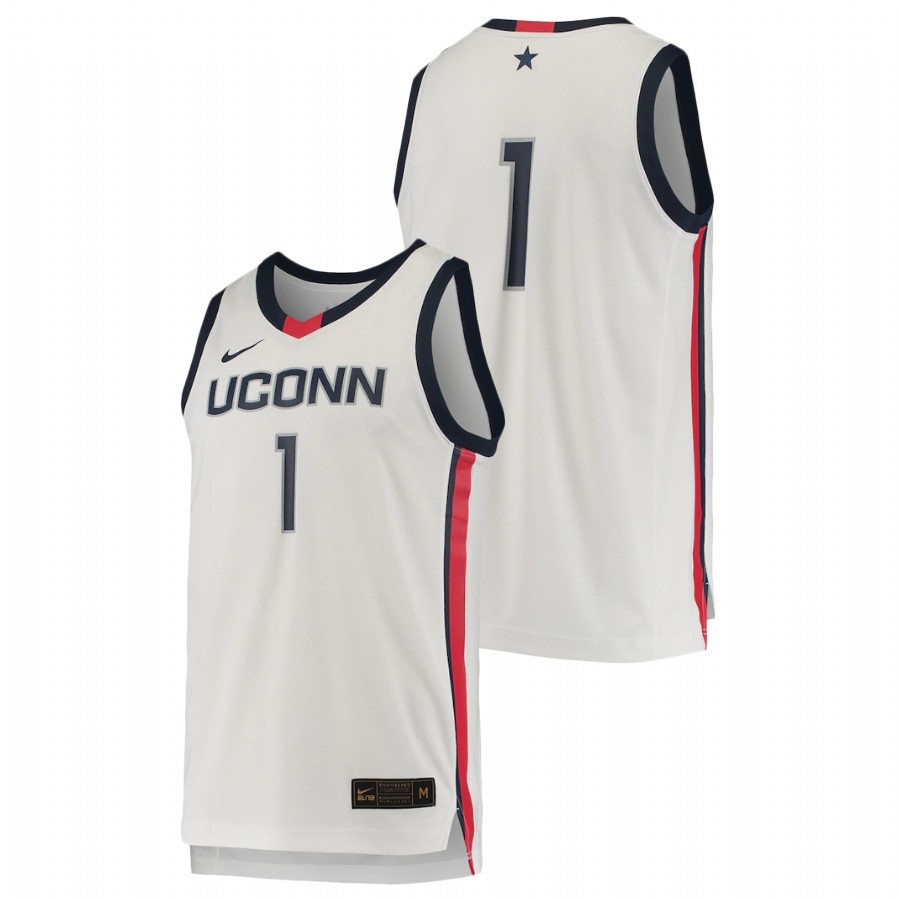 men's uconn huskies white replica college basketball jersey