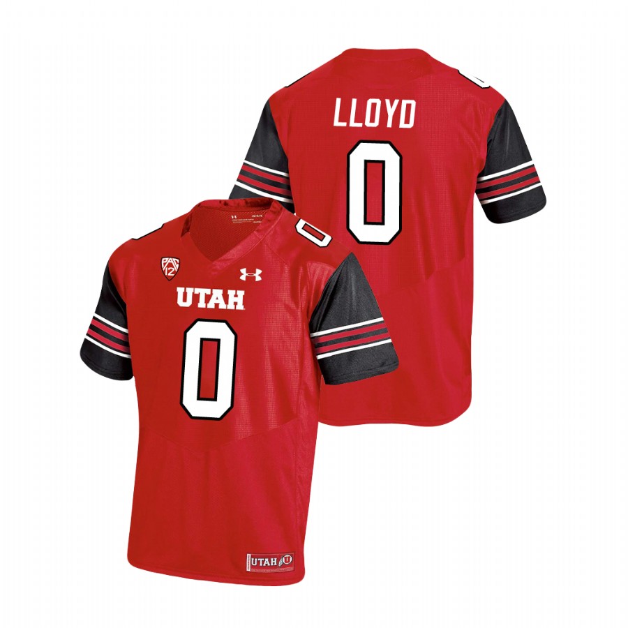 men's utah utes devin lloyd red premier performance football jersey