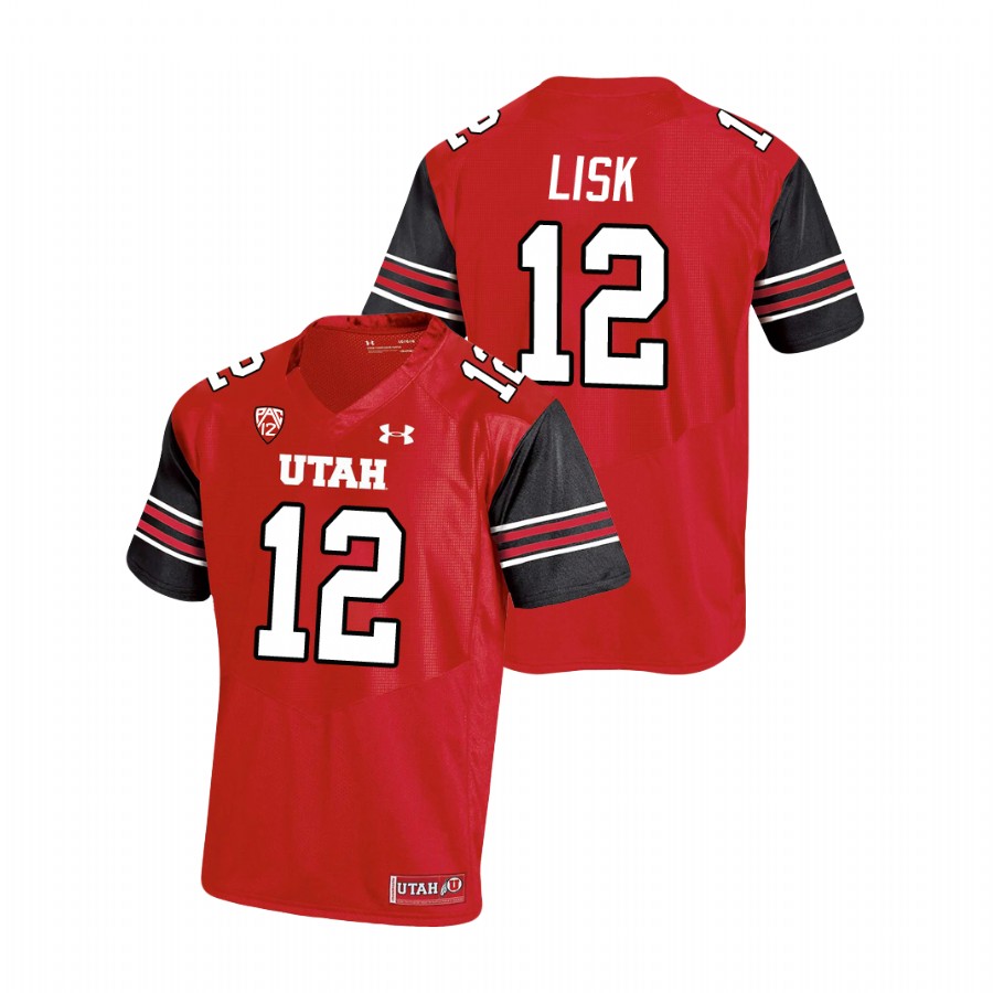 men's utah utes drew lisk red premier performance football jersey