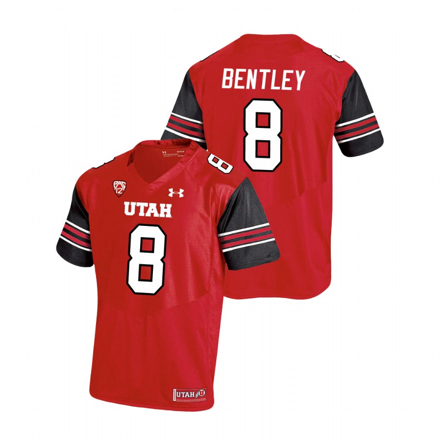 men's utah utes jake bentley red premier performance football jersey