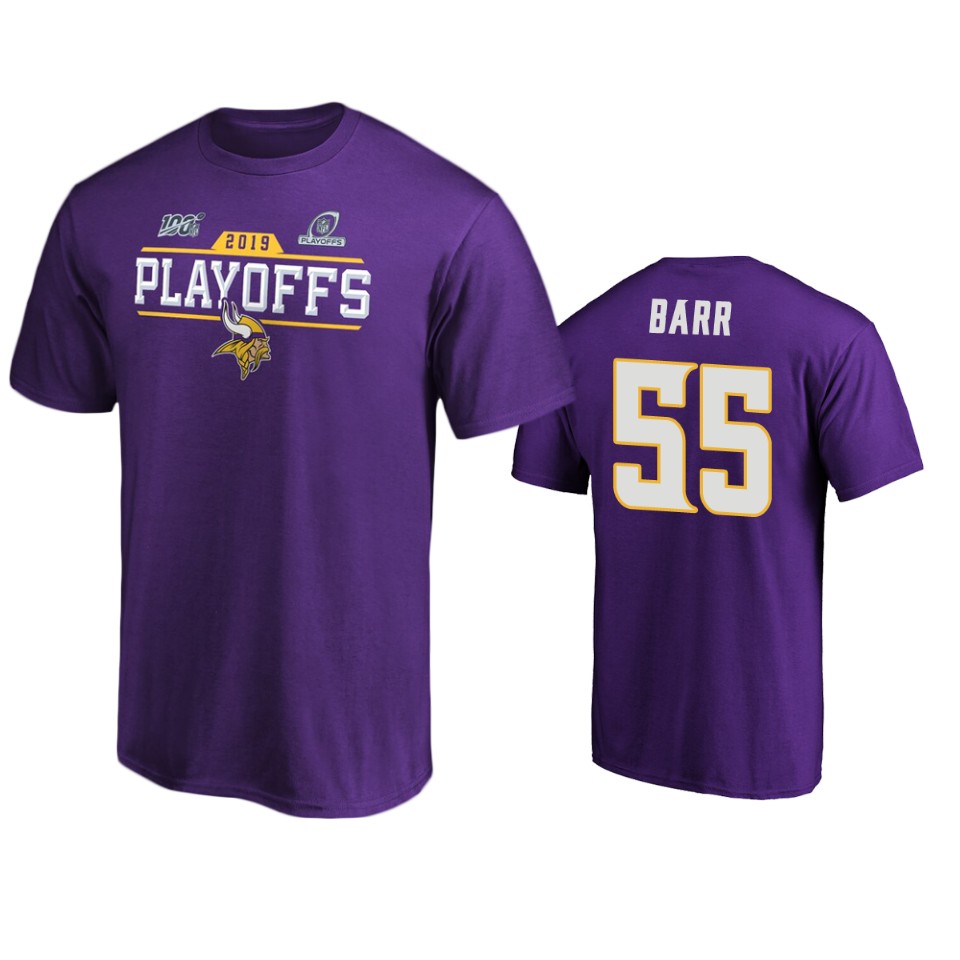 men's vikings anthony barr purple 2019 nfl playoffs chip shot t shirt