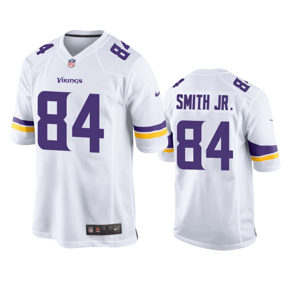 men's vikings irv smith jr. white game jersey