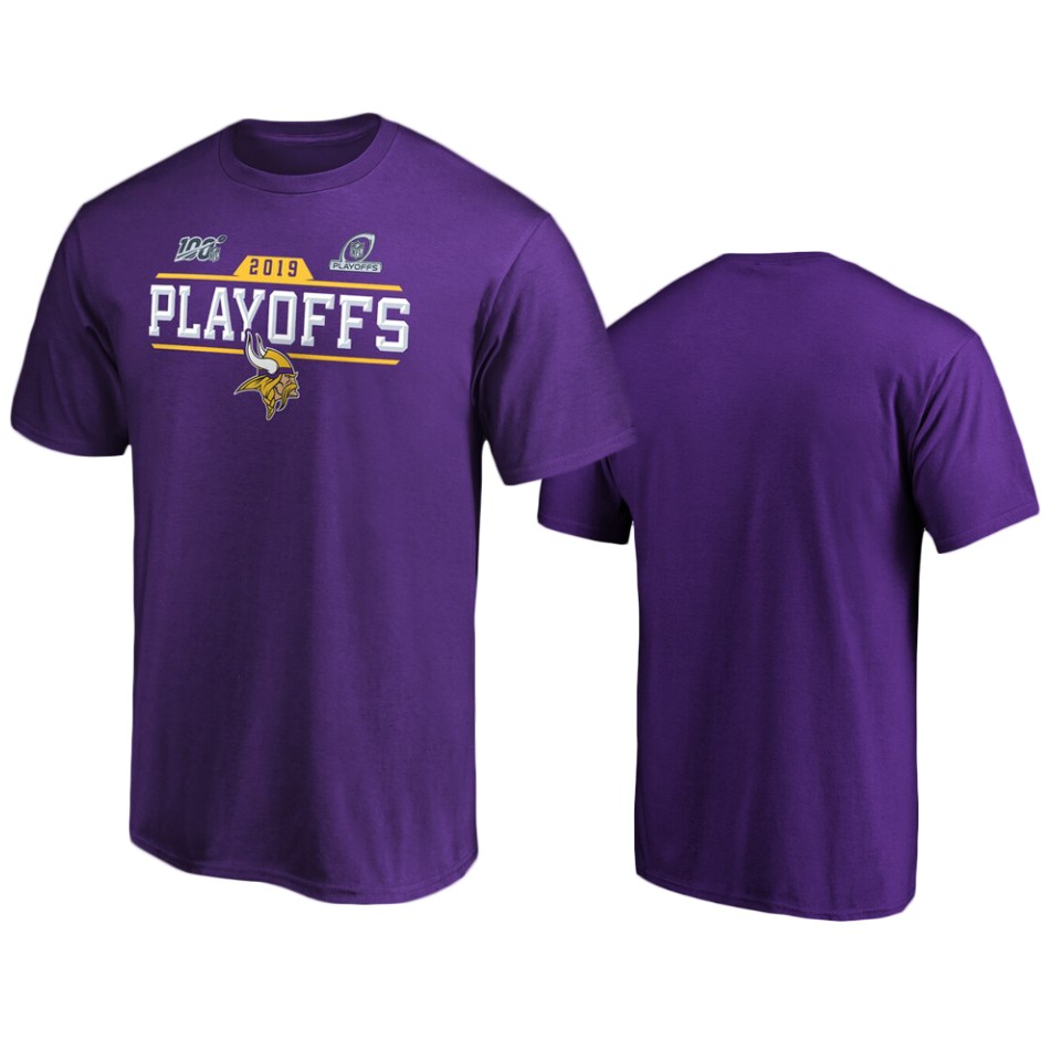 men's vikings purple 2019 nfl playoffs chip shot t shirt