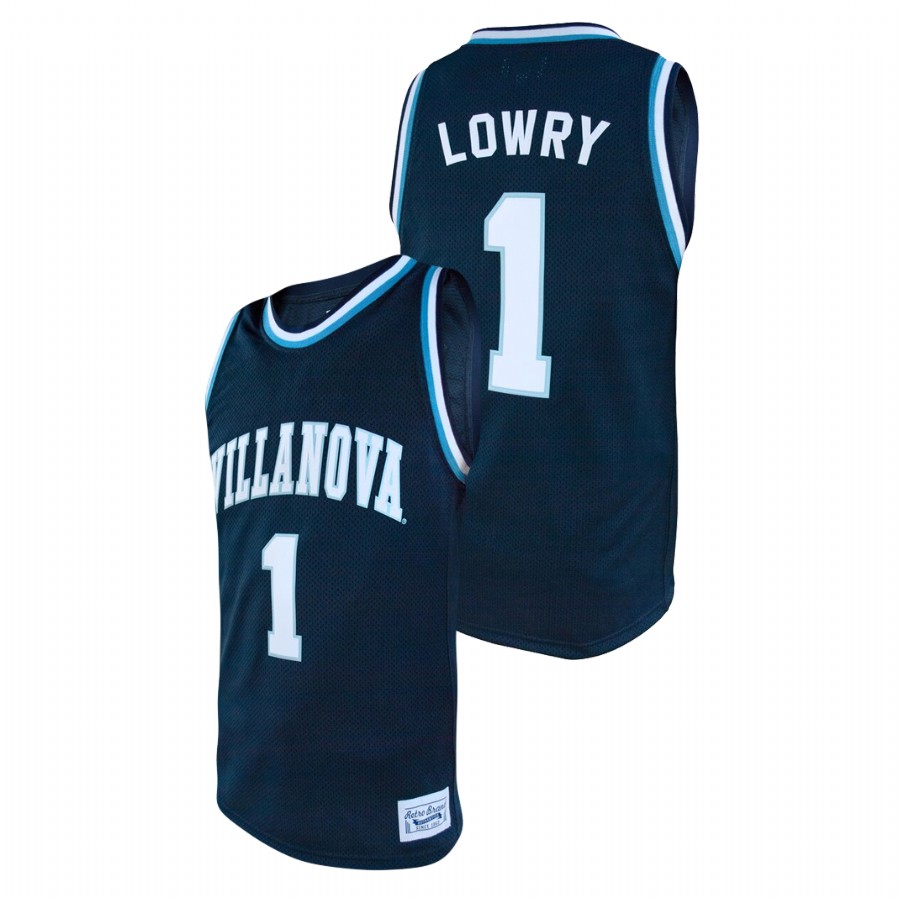 men's villanova wildcats kyle lowry navy alumni basketball jersey