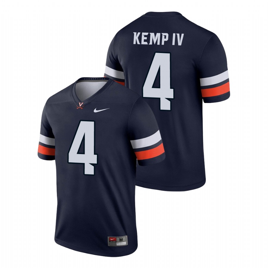 men's virginia cavaliers billy kemp iv navy legend football jersey
