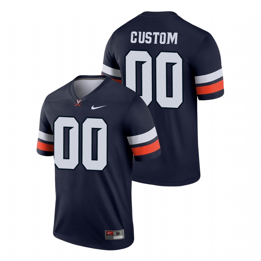 men's virginia cavaliers custom navy legend football jersey