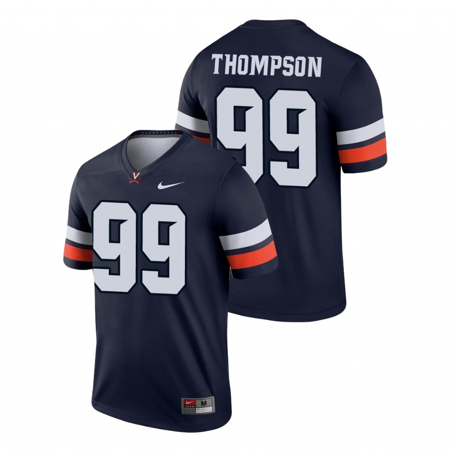 men's virginia cavaliers keytaon thompson navy legend football jersey