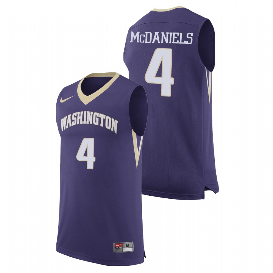men's washington huskies jaden mcdaniels college basketball purple replica jersey