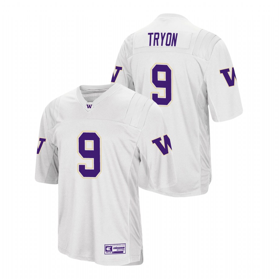 men's washington huskies joe tryon white college football jersey