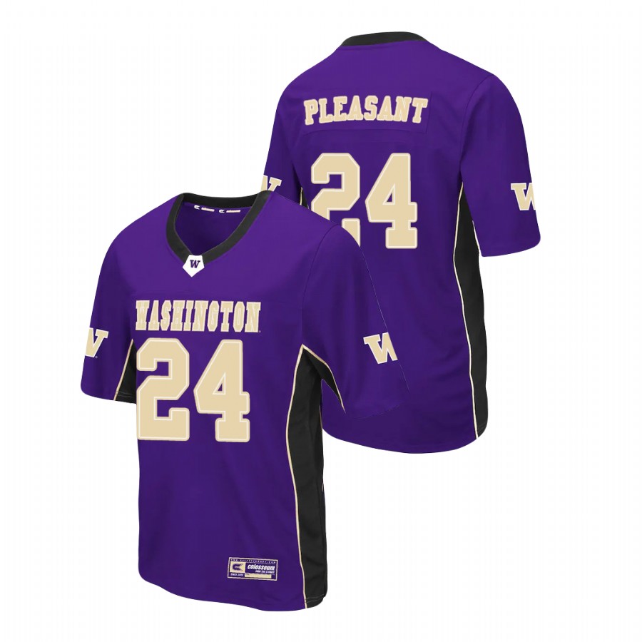 men's washington huskies kamari pleasant purple max power football jersey