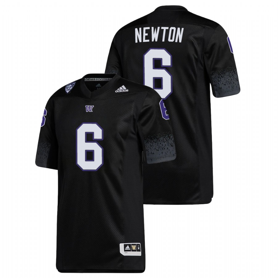 men's washington huskies richard newton black premier football jersey