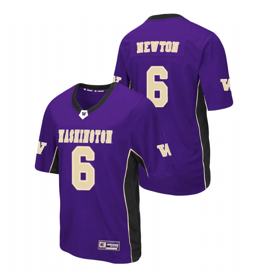 men's washington huskies richard newton purple max power football jersey