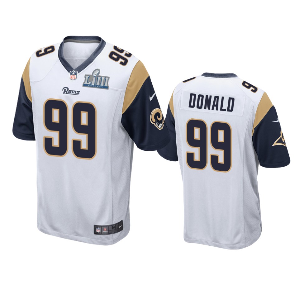 men's white aaron donald jersey