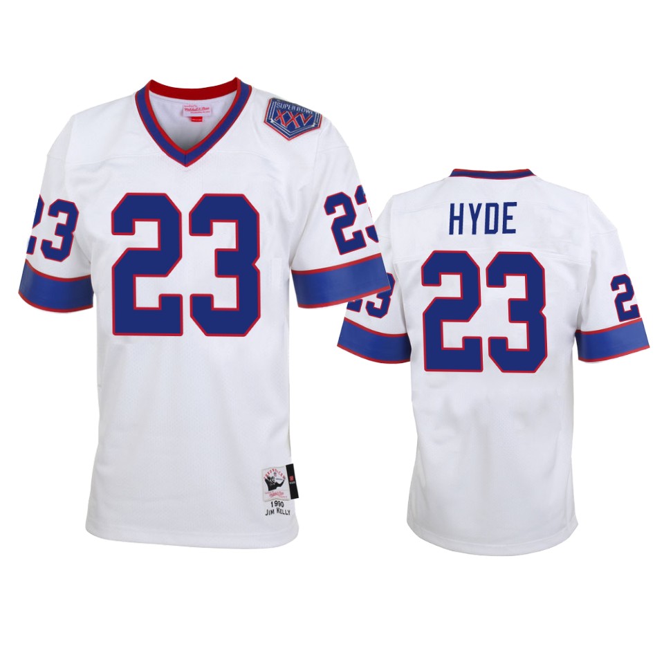 men's white micah hyde jersey