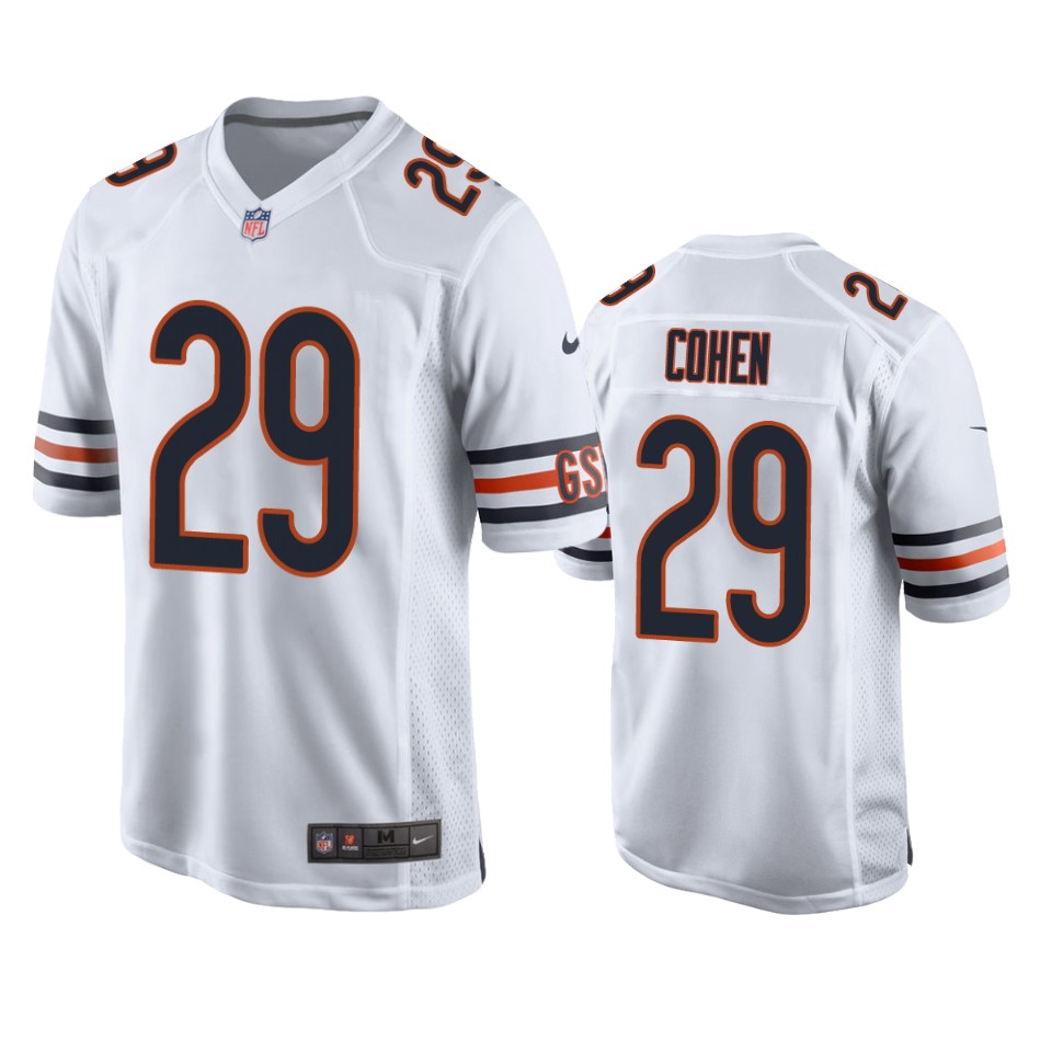 men bears tarik cohen white game jersey