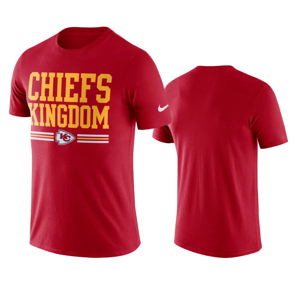 men chiefs red chiefs kingdom t shirt