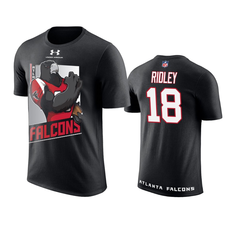 men-falcons-calvin-ridley-black-cartoon-and-comic-t-shirt