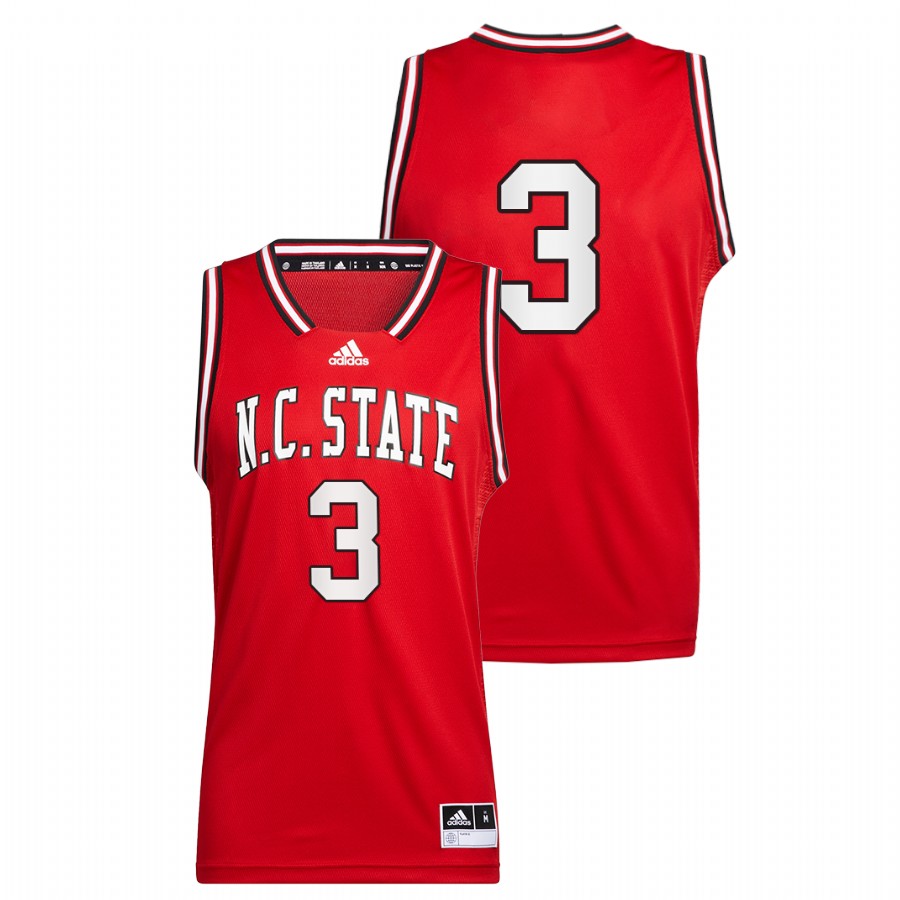men nc state wolfpack cam hayes 2022 college basketball reverse retro red jersey