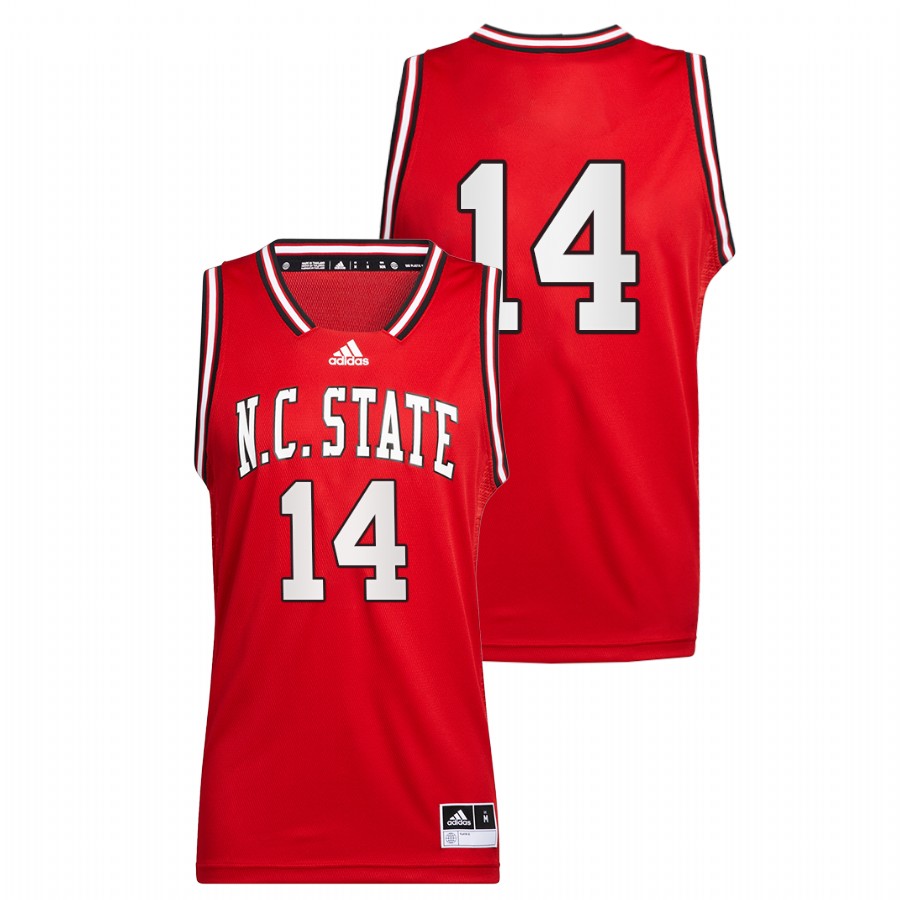 men nc state wolfpack casey morsell 2022 college basketball reverse retro red jersey