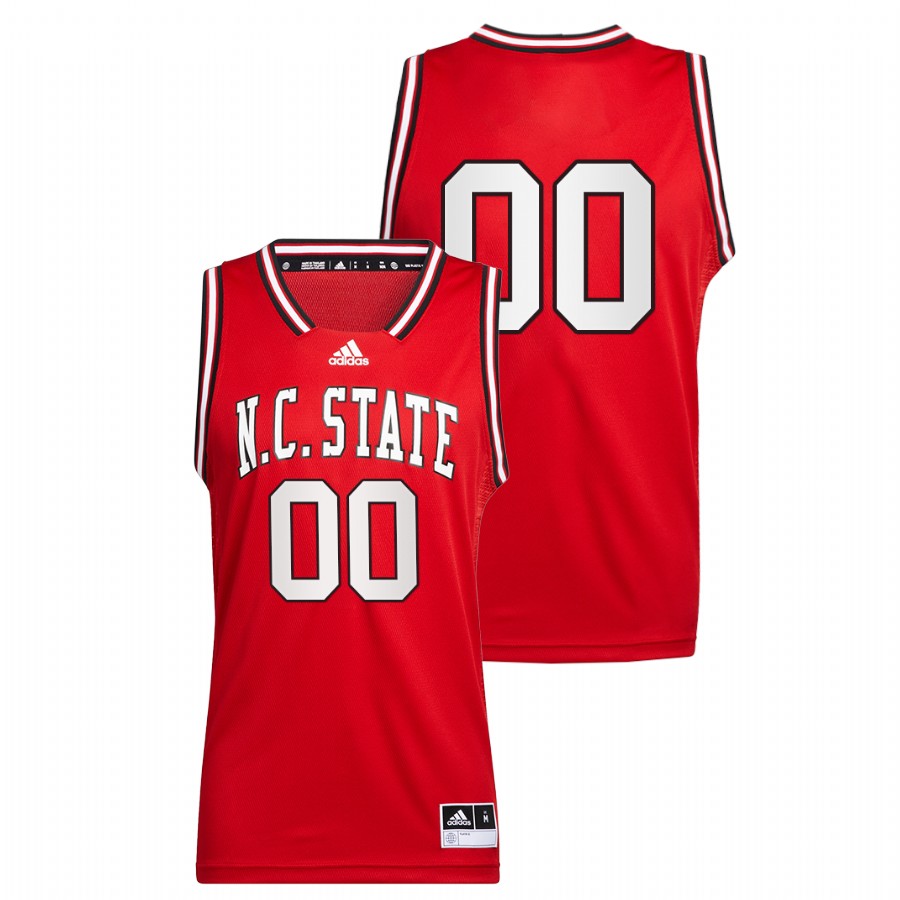 men nc state wolfpack custom 2022 college basketball reverse retro red jersey