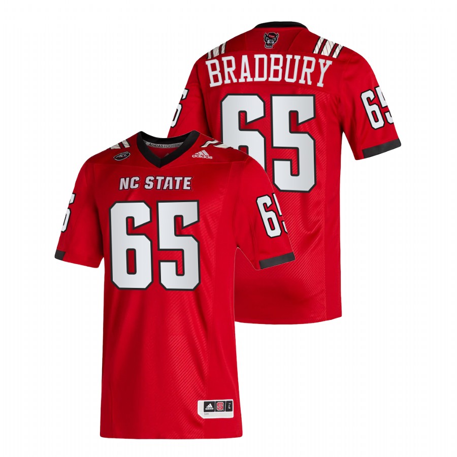 men nc state wolfpack garrett bradbury nfl alumni college football red jersey