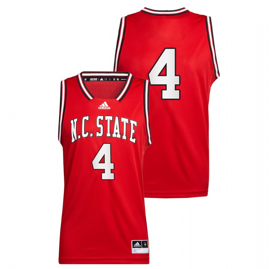 men nc state wolfpack jericole hellems 2022 college basketball reverse retro red jersey