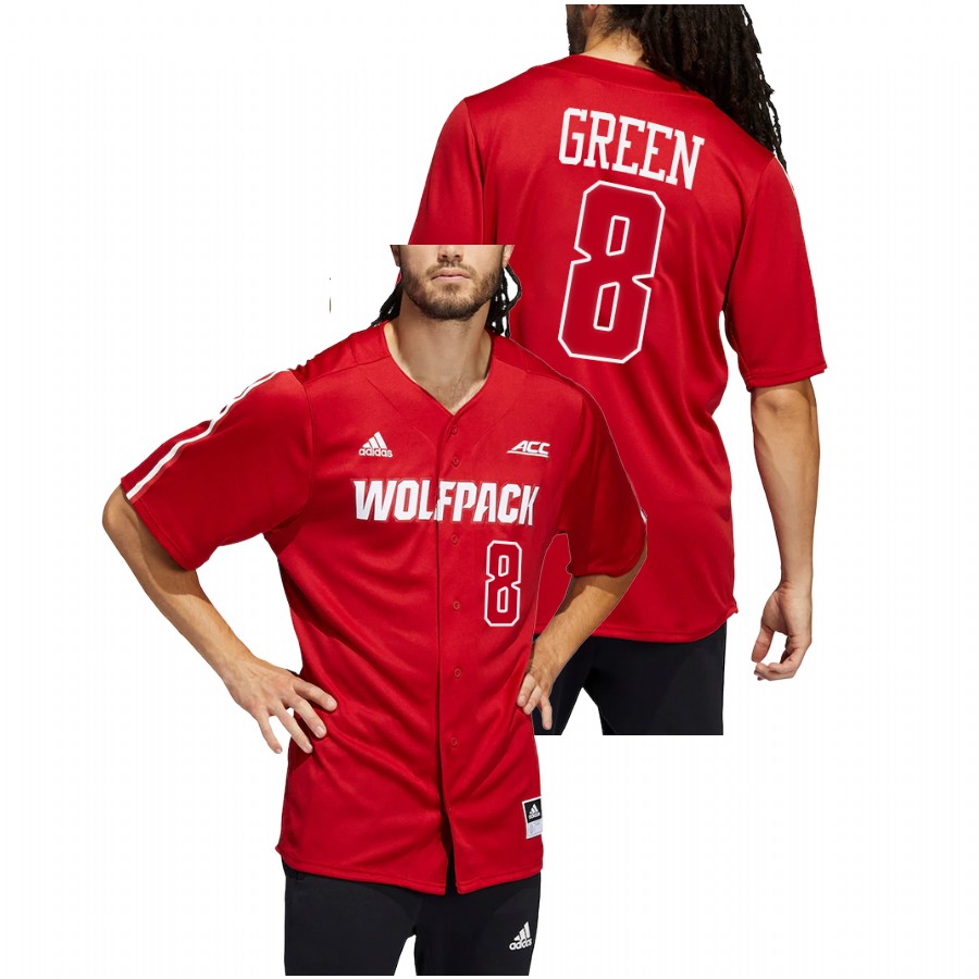 men nc state wolfpack payton green red college baseball replica jersey