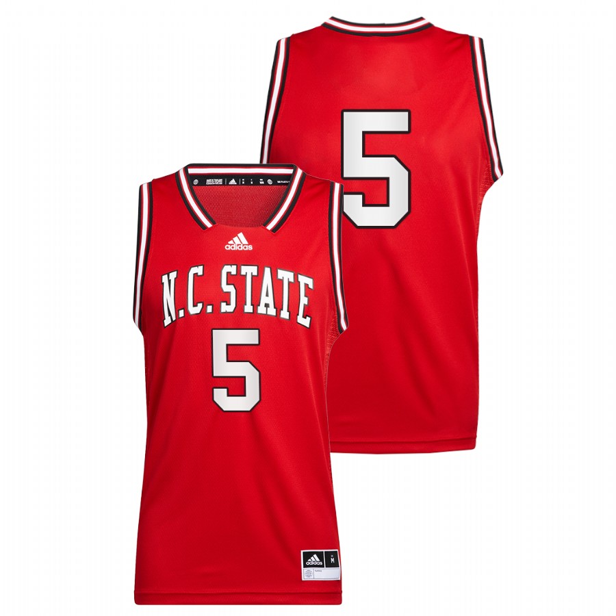 men nc state wolfpack thomas allen 2022 college basketball reverse retro red jersey