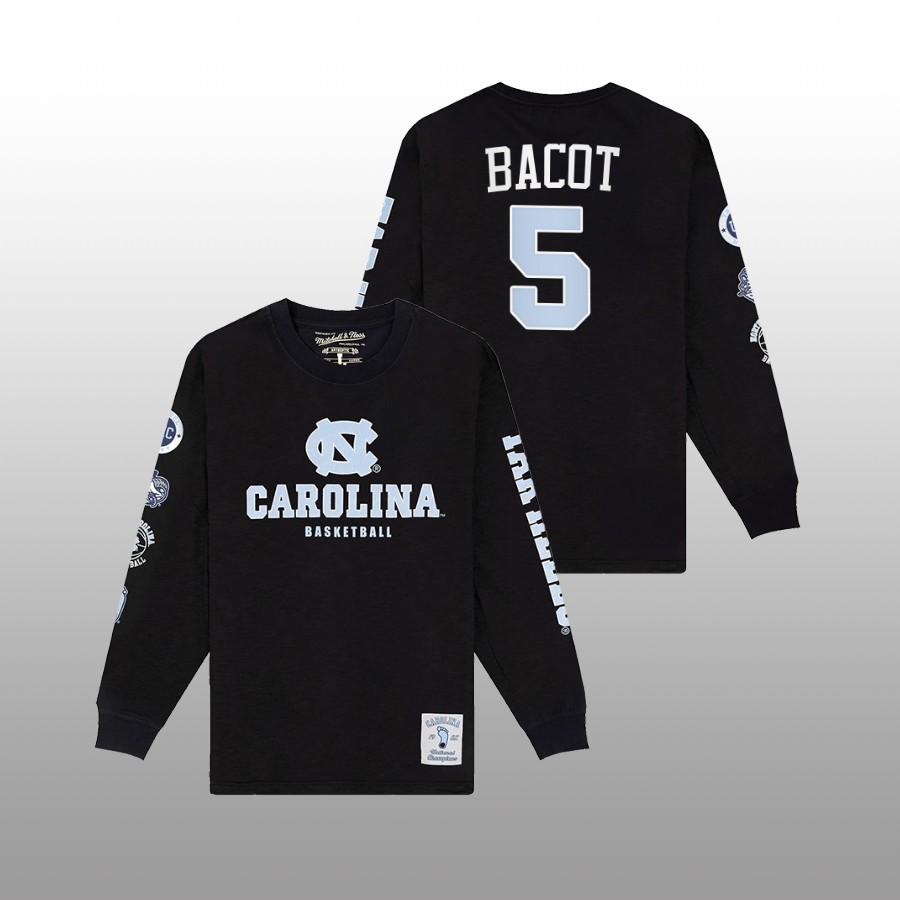 men north carolina tar heels armando bacot black ncaa basketball fadad t shirt