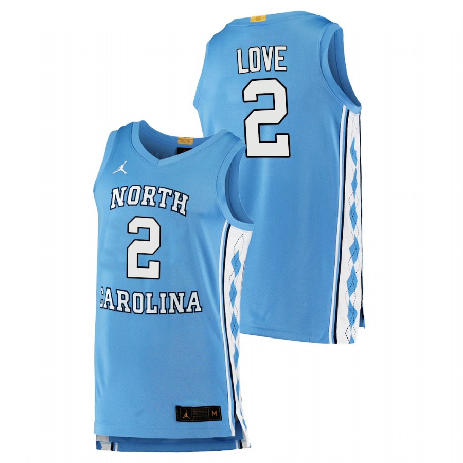 men north carolina tar heels cole anthony 2020 21 college basketball authentic blue jersey