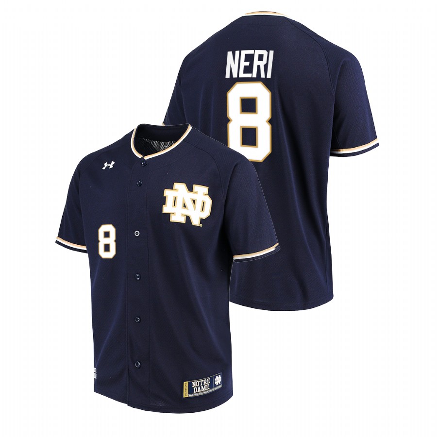 men notre dame fighting irish danny neri navy college baseball jersey