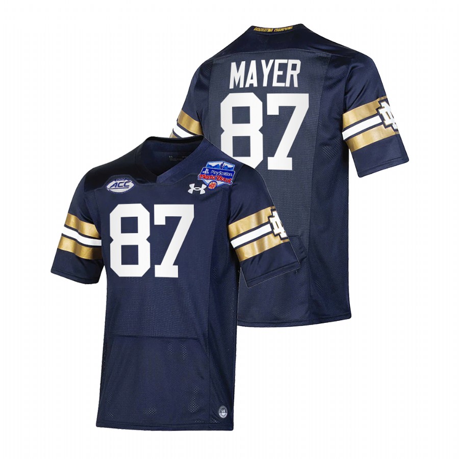 men notre dame fighting irish michael mayer college football playoff 2022 fiesta bowl navy jersey