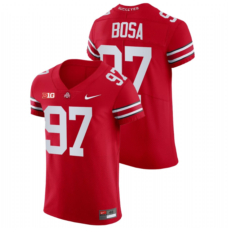 men ohio state buckeyes joey bosa nfl elite college football all scarlet jersey