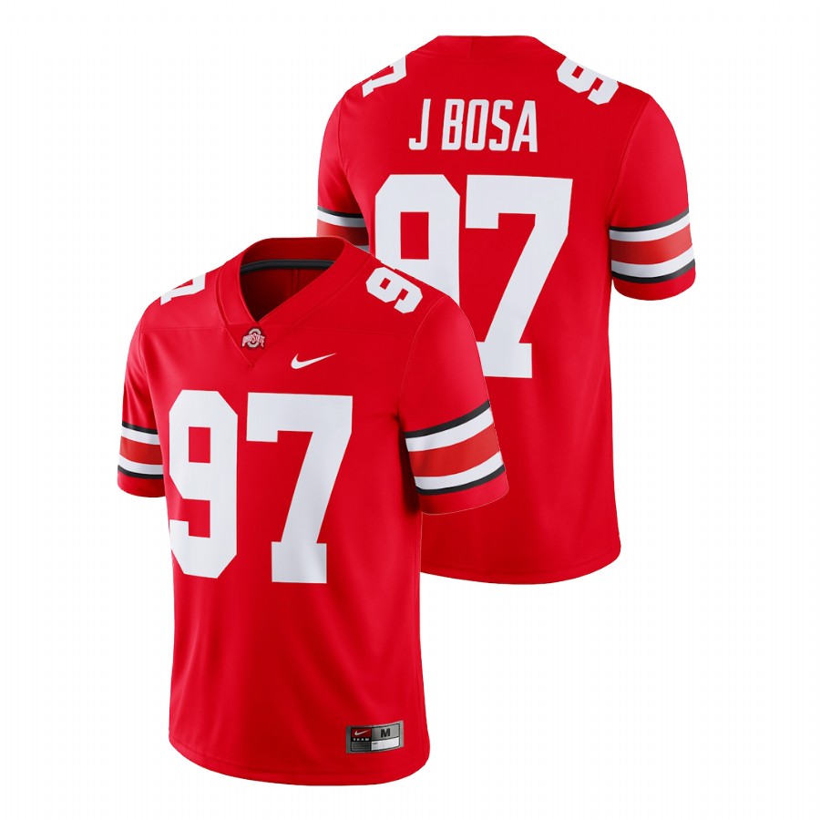 men ohio state buckeyes joey bosa scarlet college football alumni game jersey