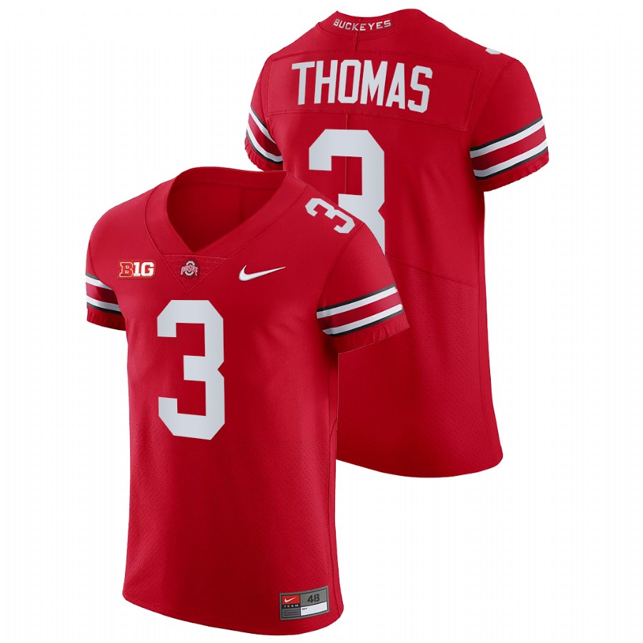 men ohio state buckeyes michael thomas nfl elite college football all scarlet jersey