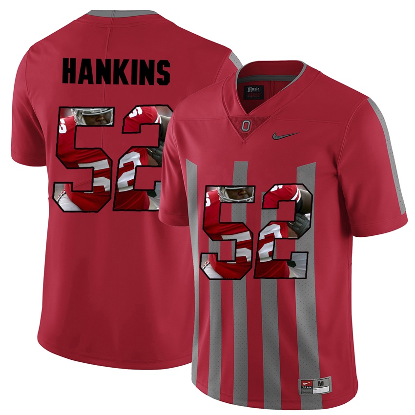 men ohio state buckeyes red johnathan hankins college football jersey
