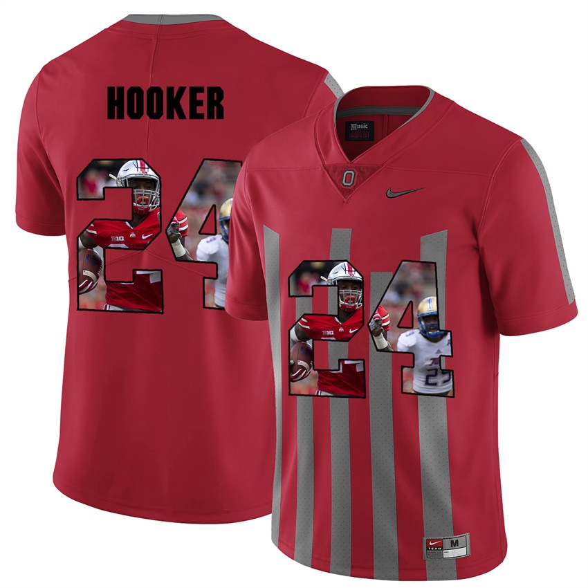 men ohio state buckeyes red malik hooker college football jersey