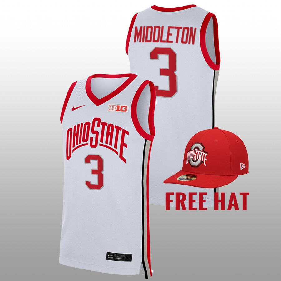 men ohio state buckeyes scotty middleton class of 2023 college basketball white jersey
