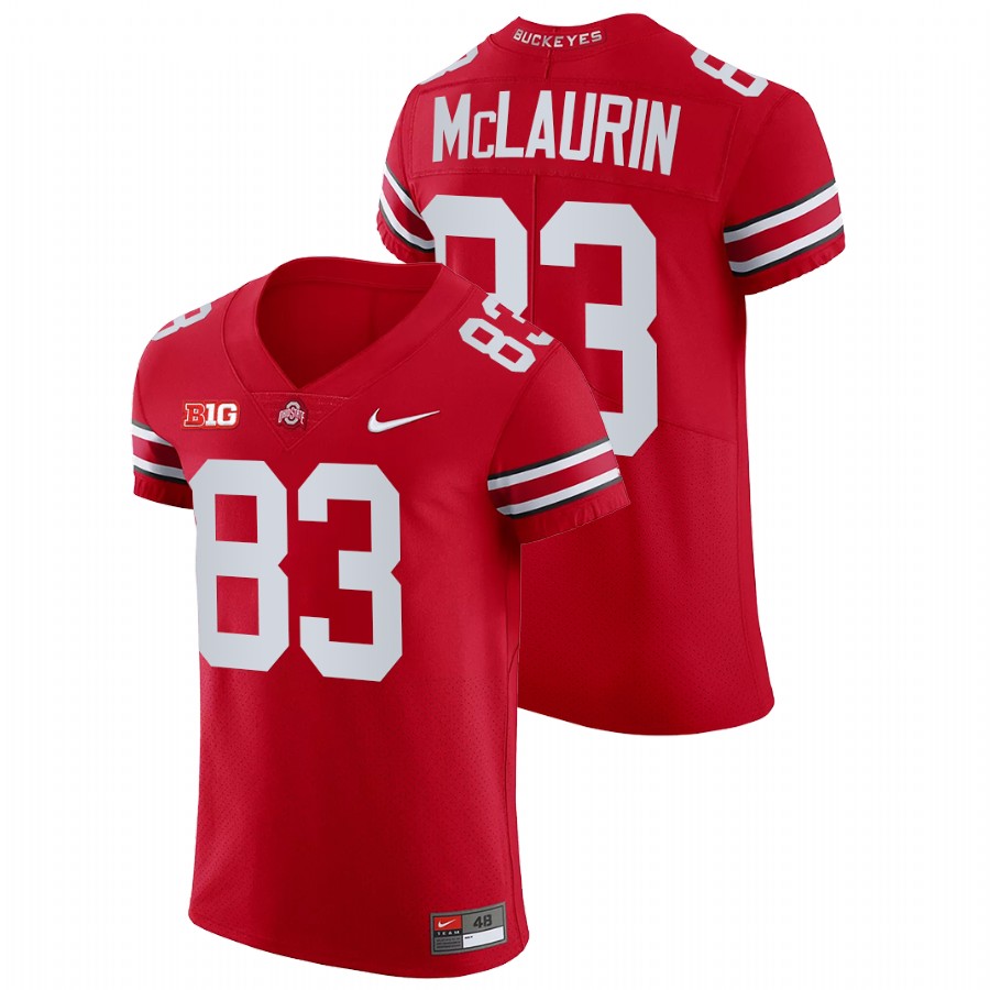 men ohio state buckeyes terry mclaurin nfl elite college football all scarlet jersey