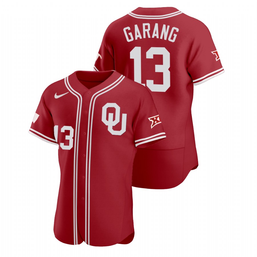 men oklahoma sooners anyang garang red vapor prime college baseball jersey