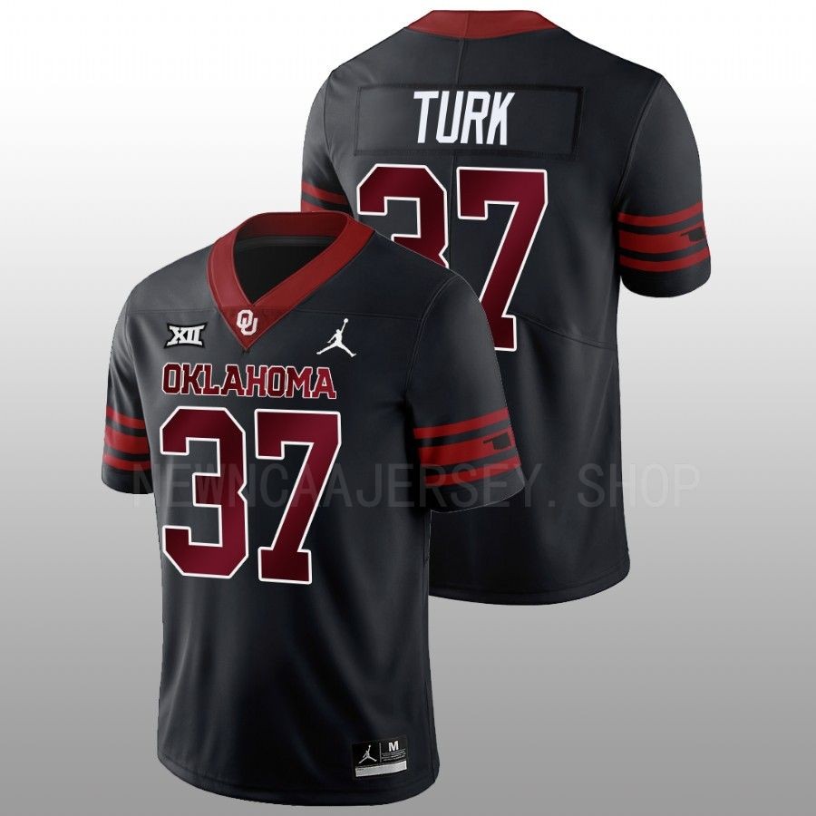men oklahoma sooners michael turk 2022 23 alternate football unity anthracite jersey