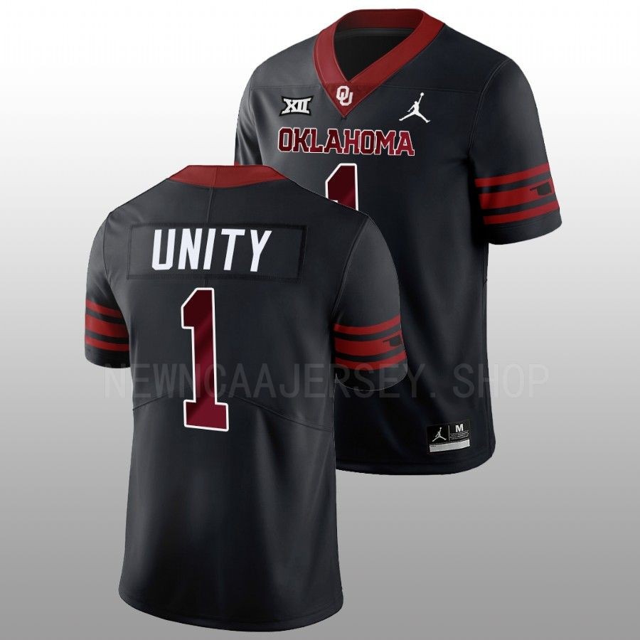 men oklahoma sooners together 2022 23 alternate football unity anthracite jersey