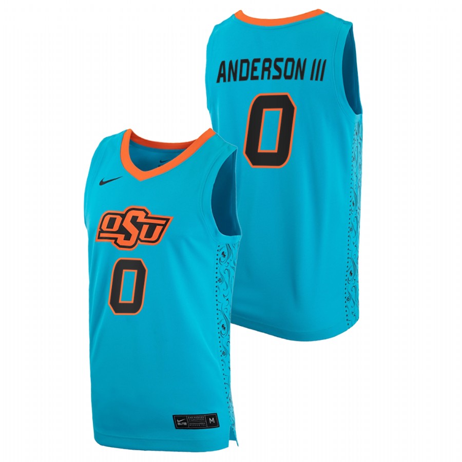 men oklahoma state cowboys avery anderson iii 2020 21 college basketball blue jersey