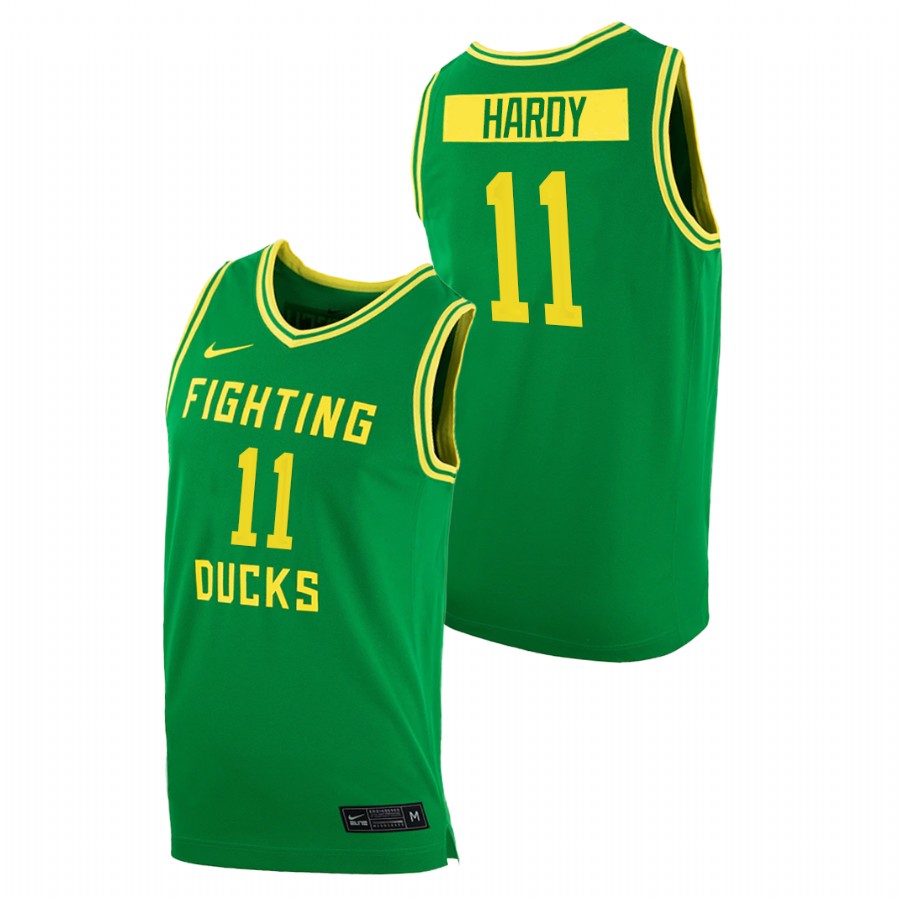 men oregon ducks amauri hardy 2020 21 replica college basketball green jersey