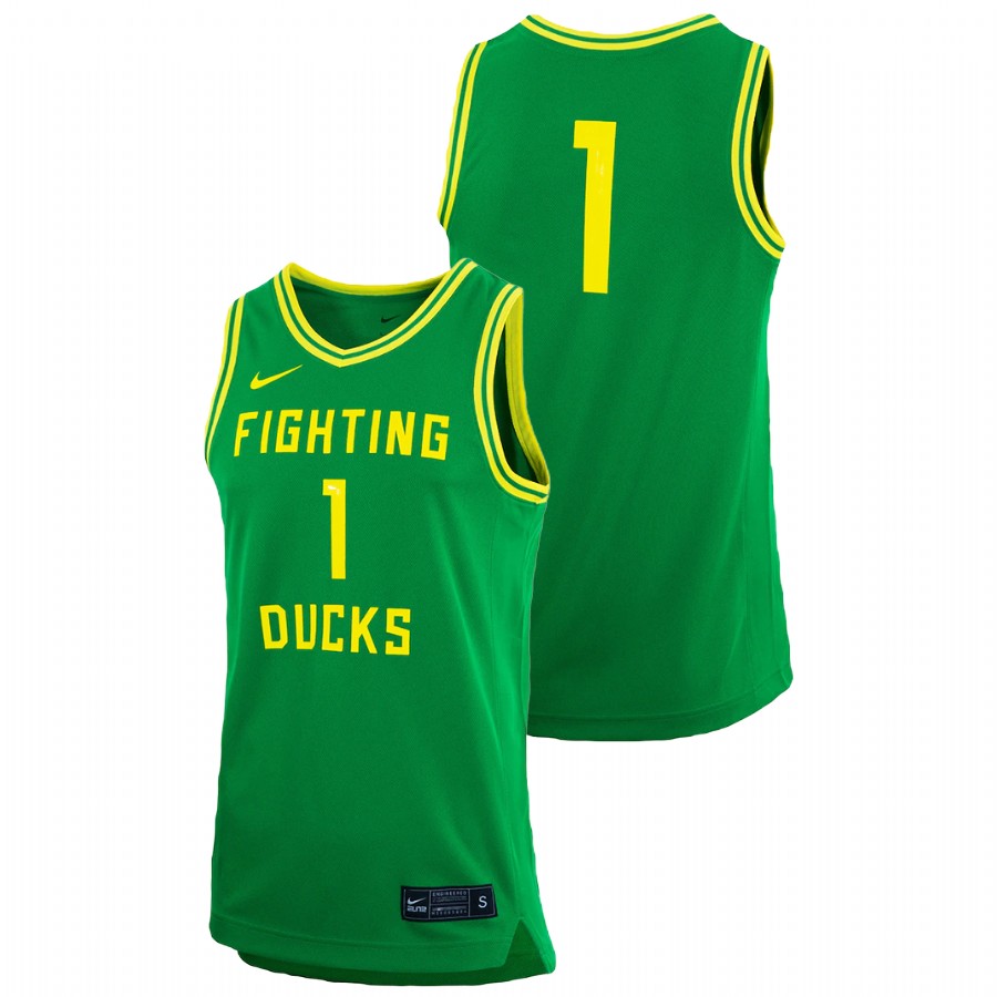 men oregon ducks fighting duck college basketball green jersey