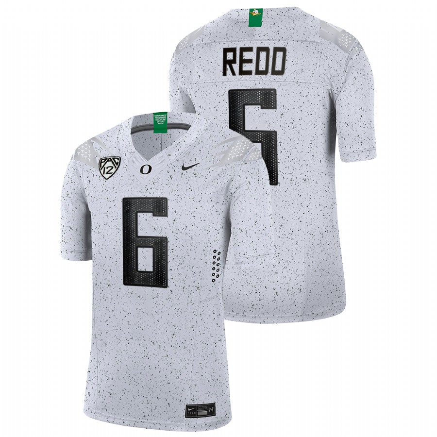 men oregon ducks jaylon redd 2021 22 limited football eggshell white jersey