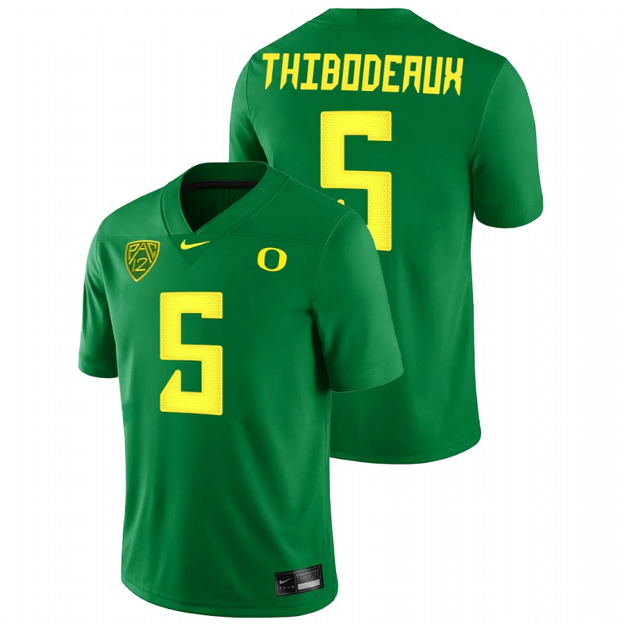 men oregon ducks kayvon thibodeaux 2021 22 game college football green jersey