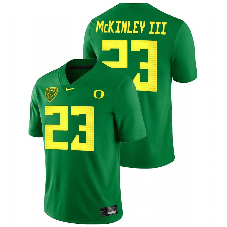 men oregon ducks verone mckinley iii 2021 22 game college football green jersey